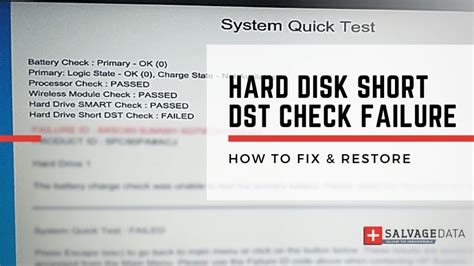 hard drive test surface scan failed|Short DST failure, computer refusing to boot .